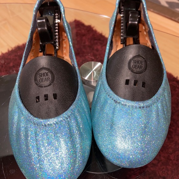 Custom Tieks holographic color teal. - Picture 3 of 5